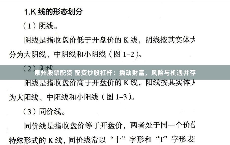 泉州股票配资 配资炒股杠杆：撬动财富，风险与机遇并存